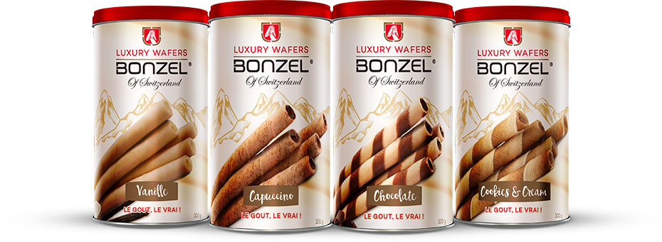 Bonzel Luxury Wafers Packaging